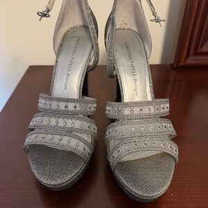 Evening high heel shoes